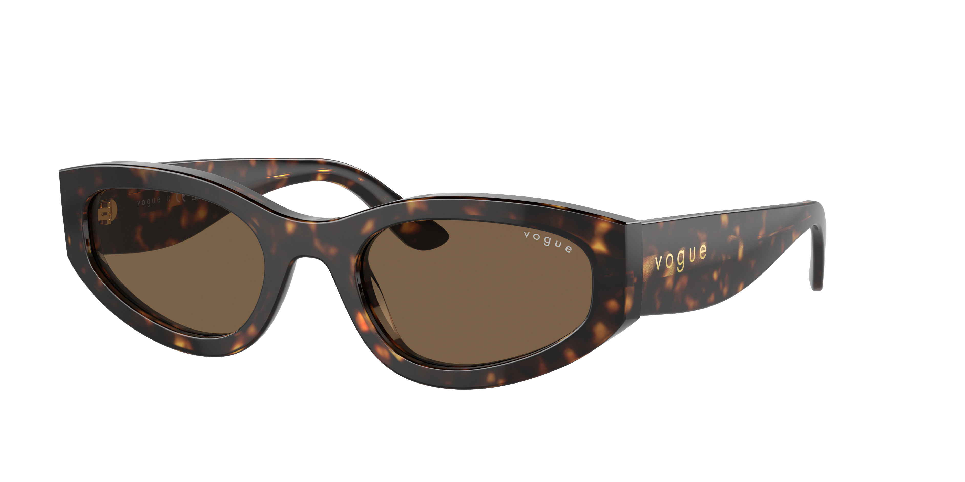 Vogue Eyewear Woman Sunglass VO5585S -  Frame color: Dark Havana, Lens color: Dark Brown