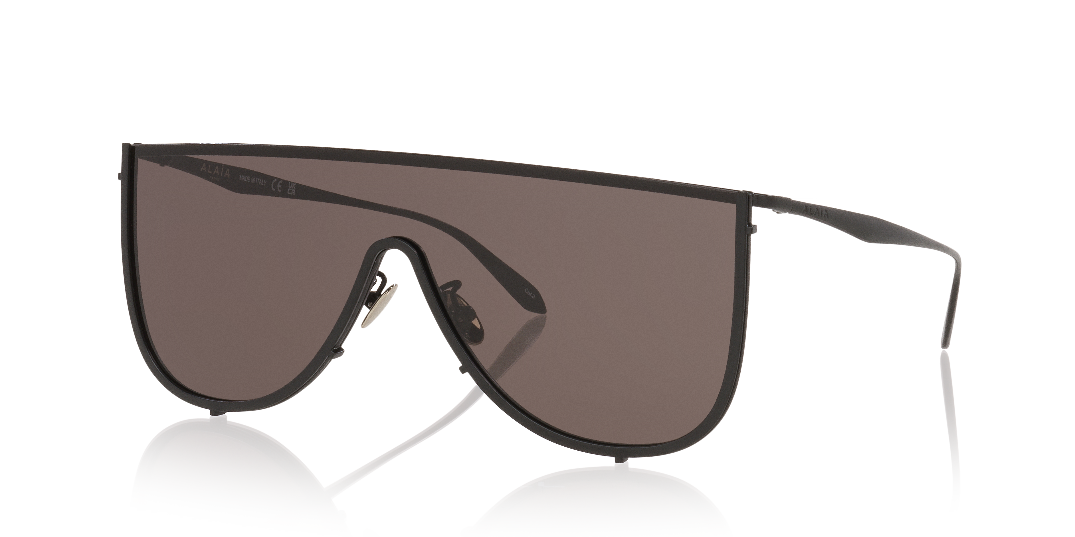 Alaia AA0094S XXL (0 - 144) with Grey lenses and Black frame