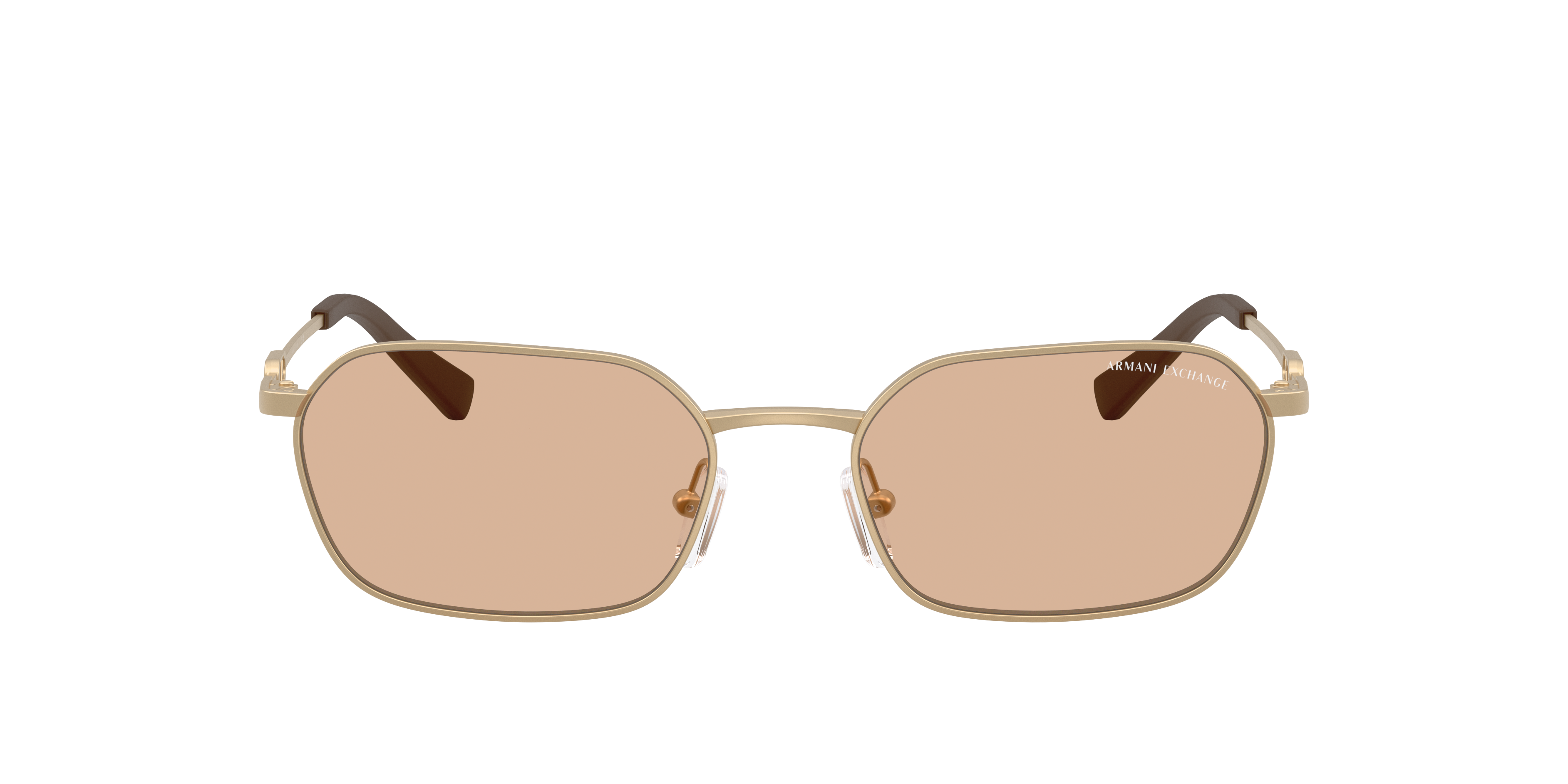 Armani Exchange AX2056S M (54 - 18) with Brown lenses and Black