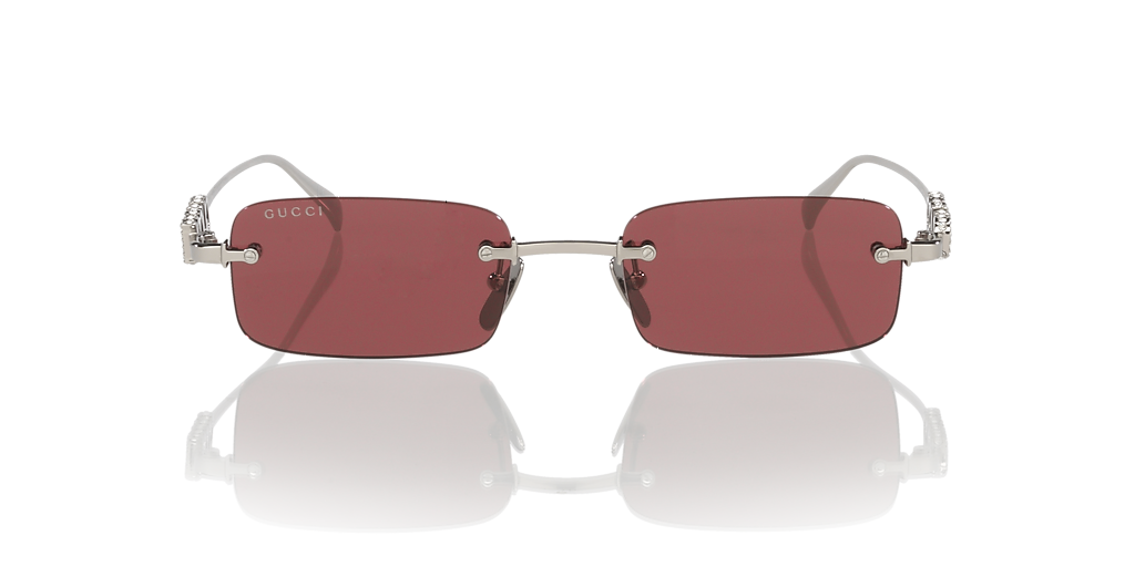 【GUCCI】 GG1808S サングラス*送料関税込 Gucci GG1808S S (52 - 20) with Red lenses and Silver frame