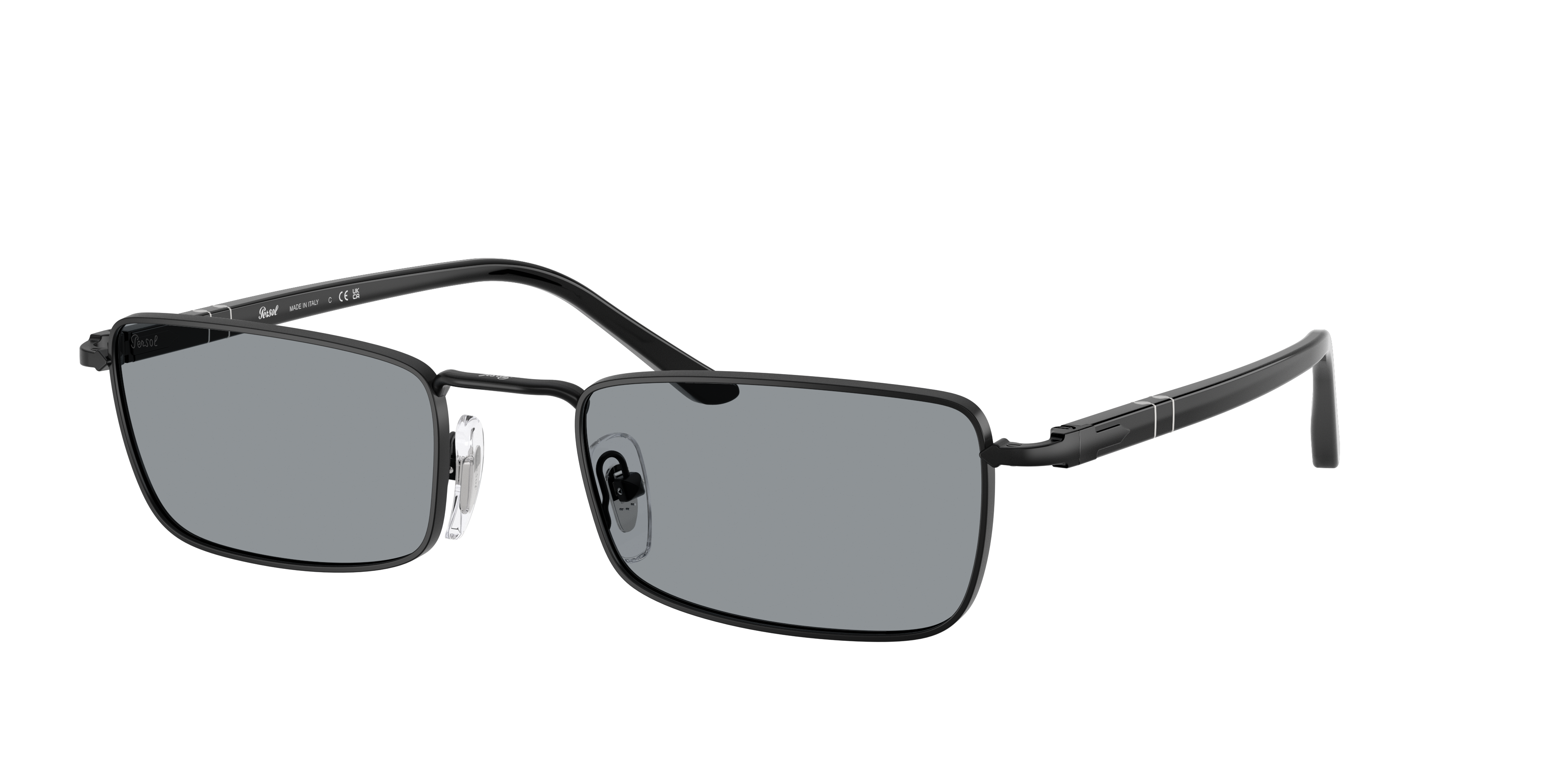Persol Unisex Sunglass PO1025S -  Frame color: Black, Lens color: Grey