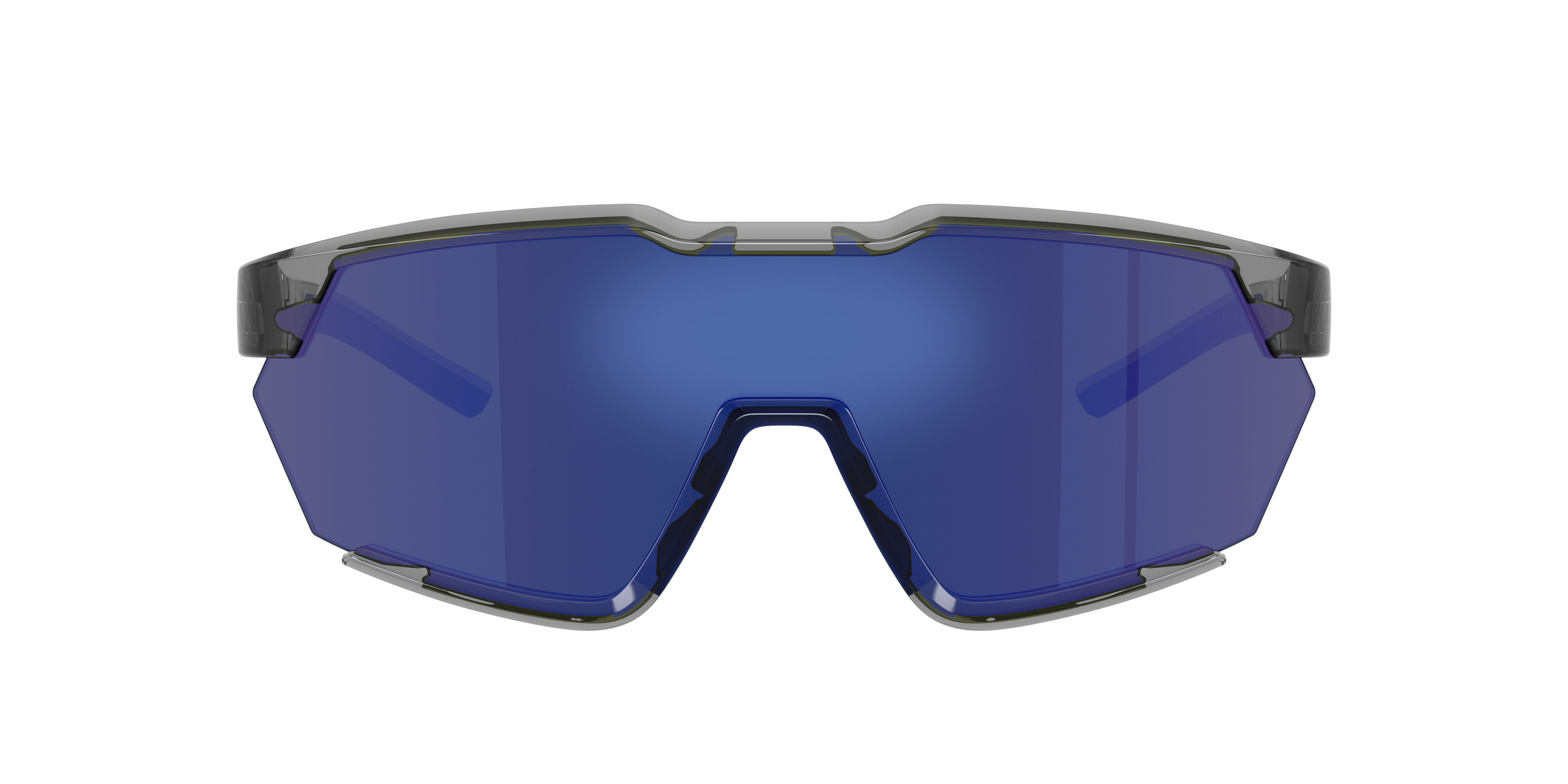 Scuderia Ferrari 41mm Irregular Sunglasses In Blue Mirror