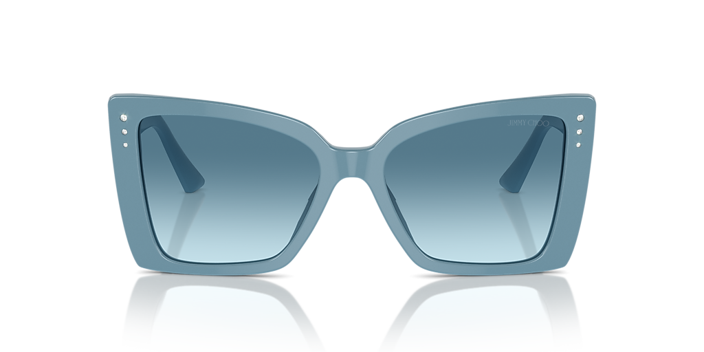 JIMMY CHOO CASUAL , BUT YET FASHIONABLE BLUE SHIELD STUDDED STYLE SUNGLASSES Jimmy Choo | Accessories | Jimmy Choo Sunglasses In Case And  main image 3