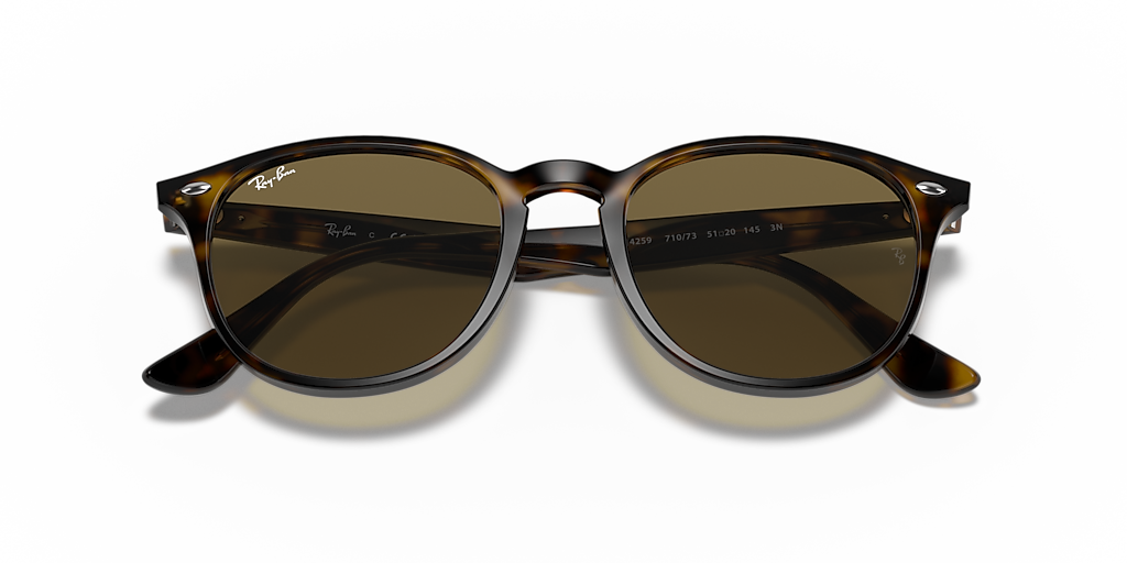 Ray-BanのRB4259モデル ケース付き Ray-Ban RB4259 M (51 - 20) with Brown lenses and Tortoise