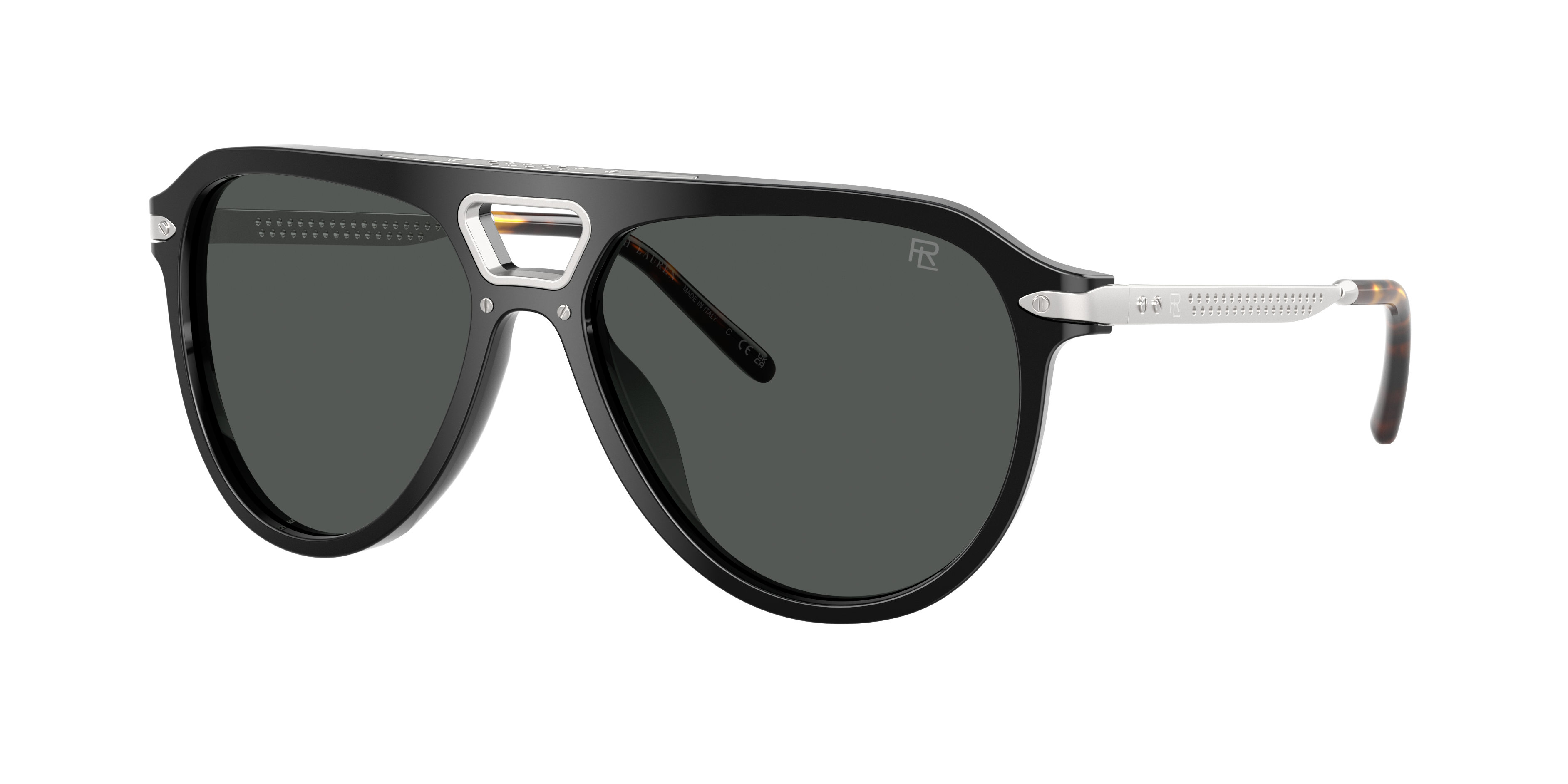 Ralph Lauren Man Sunglass RL8228U -  Frame color: Black, Lens color: Grey
