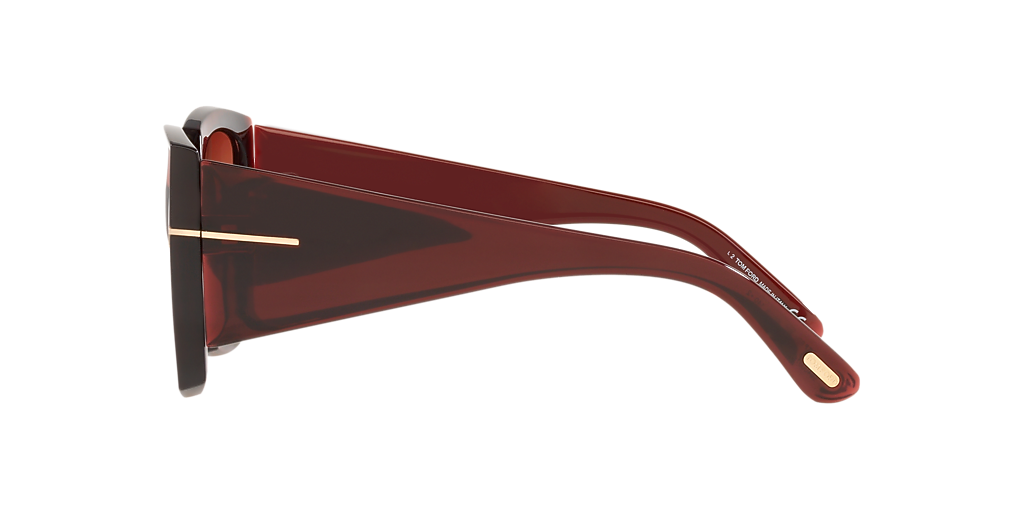 TOM FORD FT0921 Burgundy - Woman Luxury Sunglasses, Burg Grad Lens