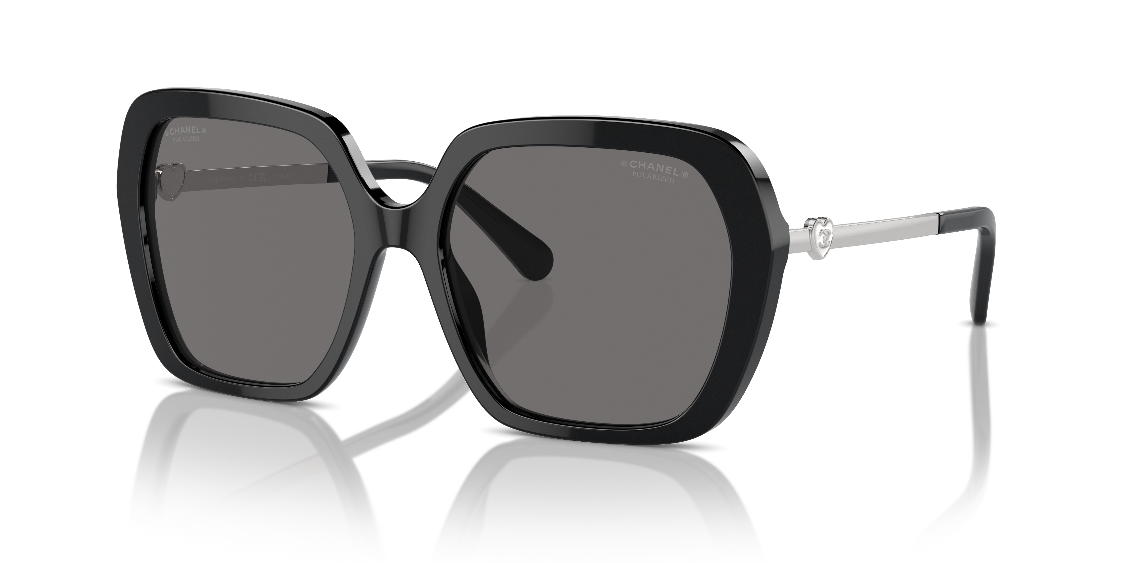 Chanel Square Sunglasses CH5521A L (56 - 17) with Grey lenses and