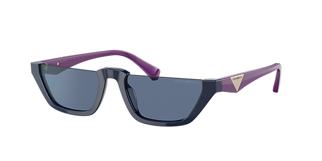 Emporio Armani EA4174 58 Dark Blue & Blue Sunglasses | Sunglass