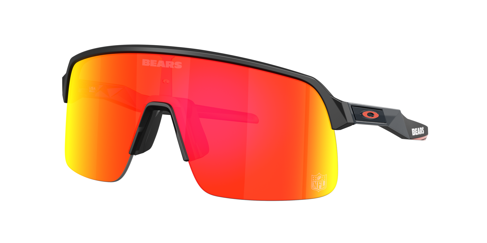 Oakley Man Sunglass OO9463 Chicago Bears Sutro Lite -  Frame color: Matte Black, Lens color: Prizm Ruby