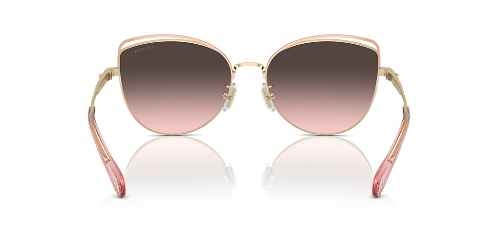 Coach HC7162 CR621 XL (57 - 17) with Grey lenses and Gold