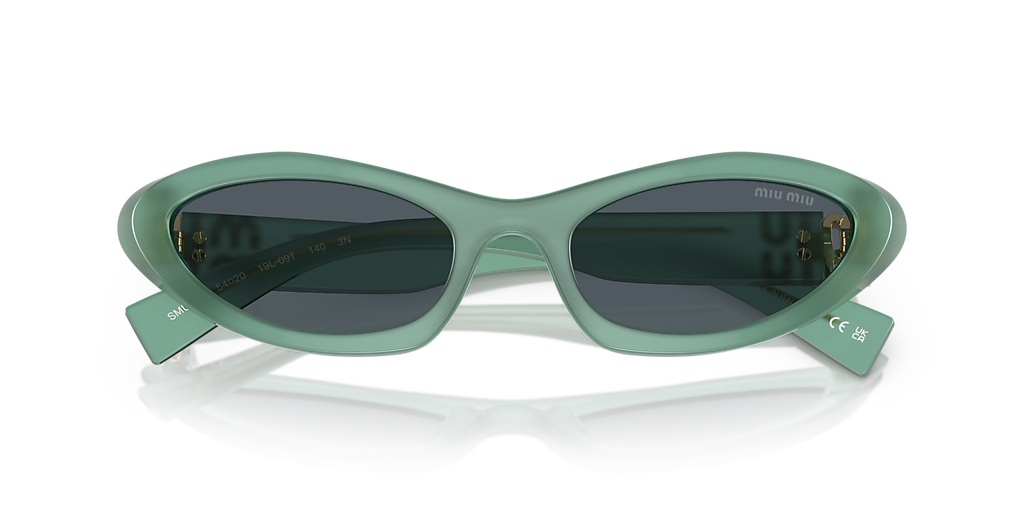 【送料,関税込】MIUMIU サングラス MU09YS Miu Miu MU 09YS M (54 - 20) with Grey lenses and Blue frame