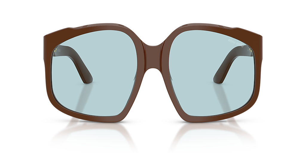 Miu Miu MU A07S L (59 - 19) with Blue lenses and Brown frame