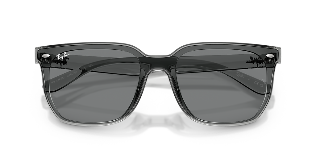 Ray-Ban RB4466D XL (0 - 147) with Grey lenses and Grey frame