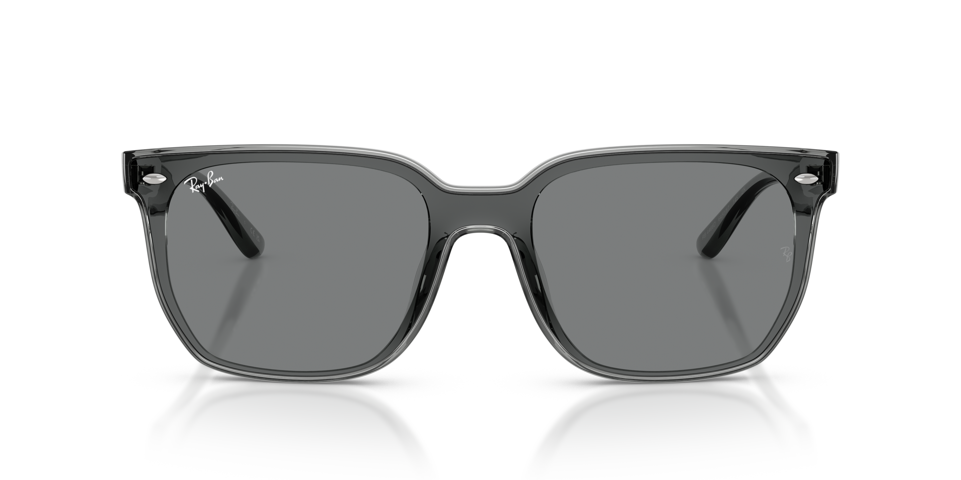 Ray Ban Square-frame Sunglasses In Gray