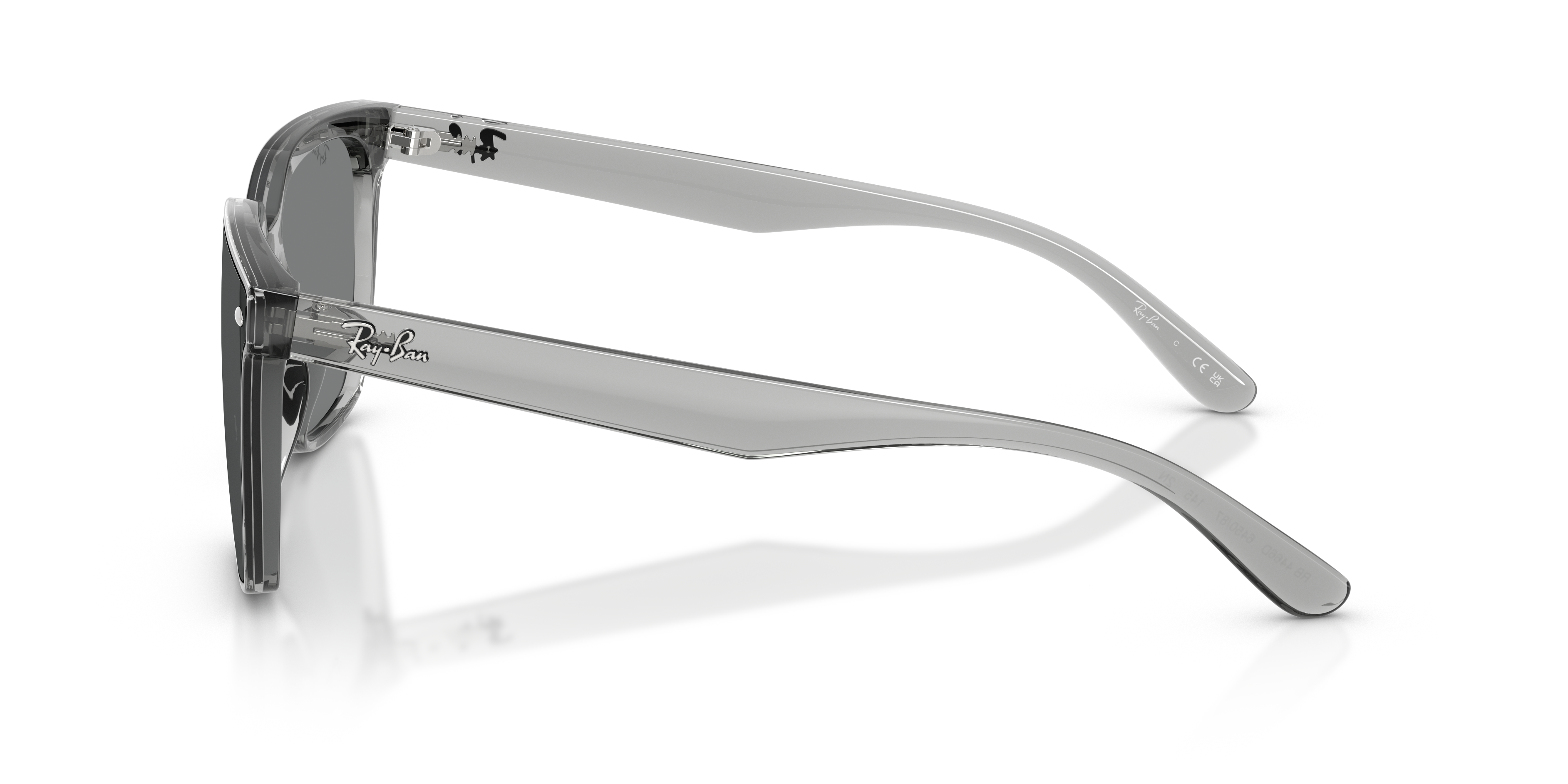 Ray Ban Square-frame Sunglasses In Gray