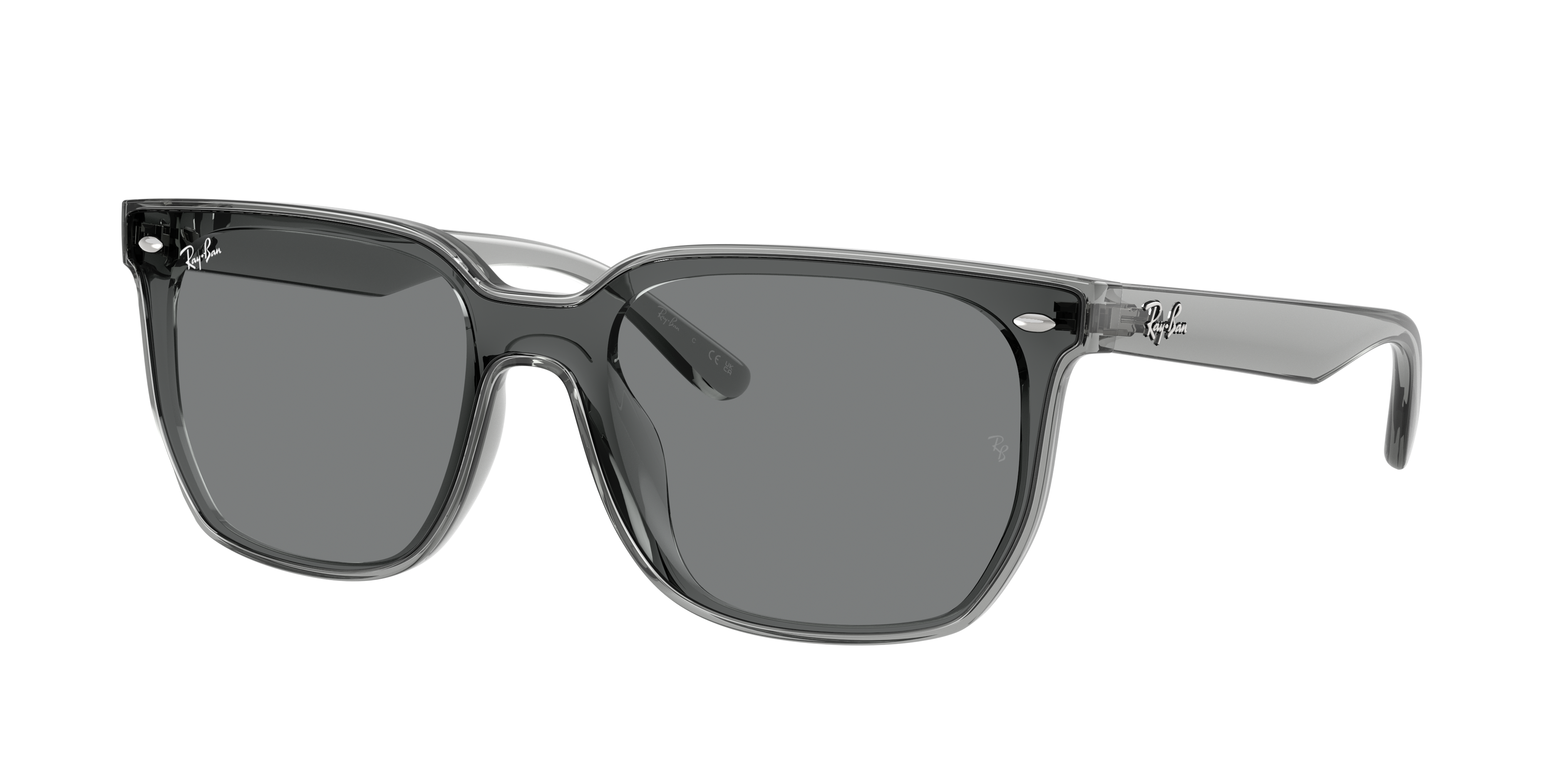 Ray Ban Square-frame Sunglasses In Gray