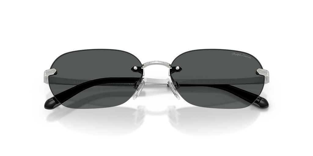 RALPH LAUREN RL7089 Shiny Silver - Women Sunglasses, Grey Lens