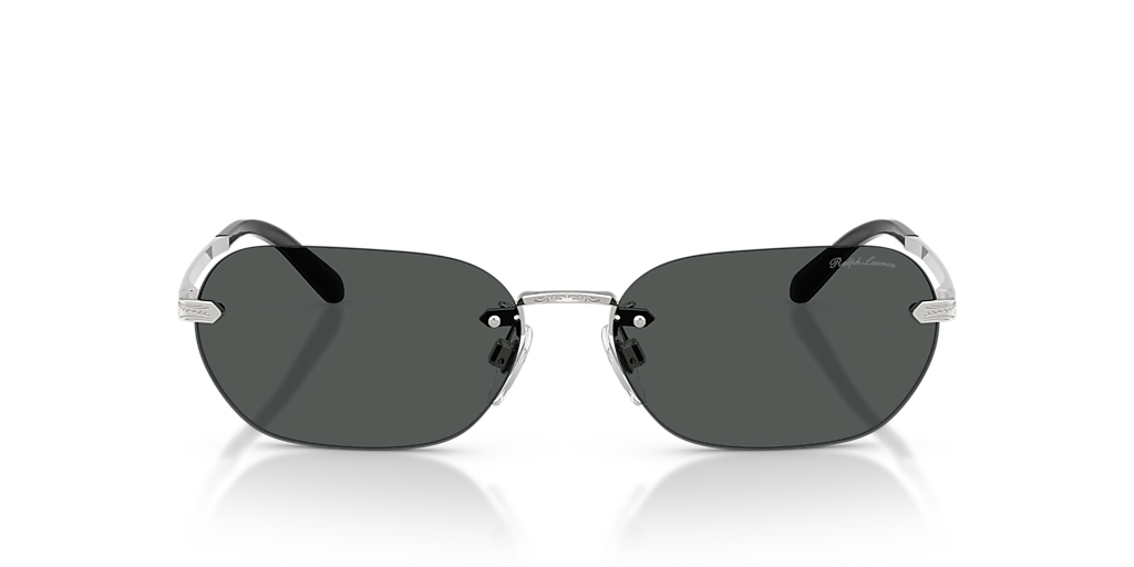 RALPH LAUREN RL7089 Shiny Silver - Women Sunglasses, Grey Lens