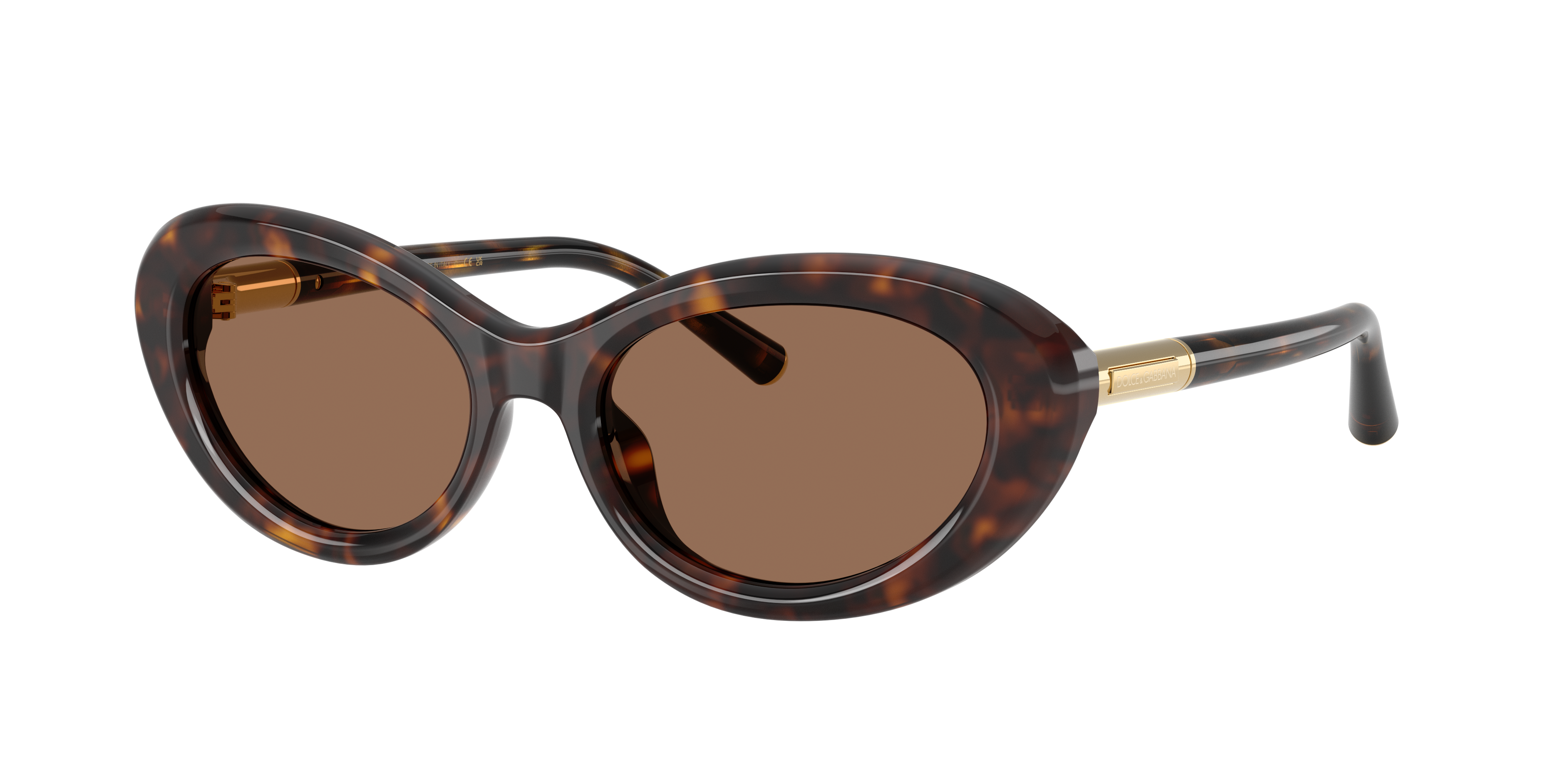 Dolce&Gabbana Woman Sunglass DG4519 -  Frame color: Havana, Lens color: Dark Brown