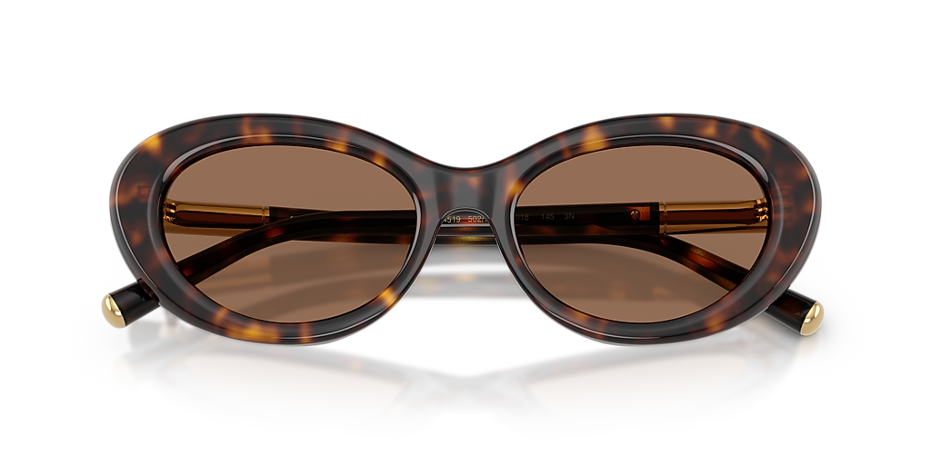 Dolce & Gabbana Oversized Cat-Eye Sunglasses Tortoiseshell 53.22 145 Dolce & Gabbana Tortoiseshell-Effect Oval-Frame Sunglasses  main image 2