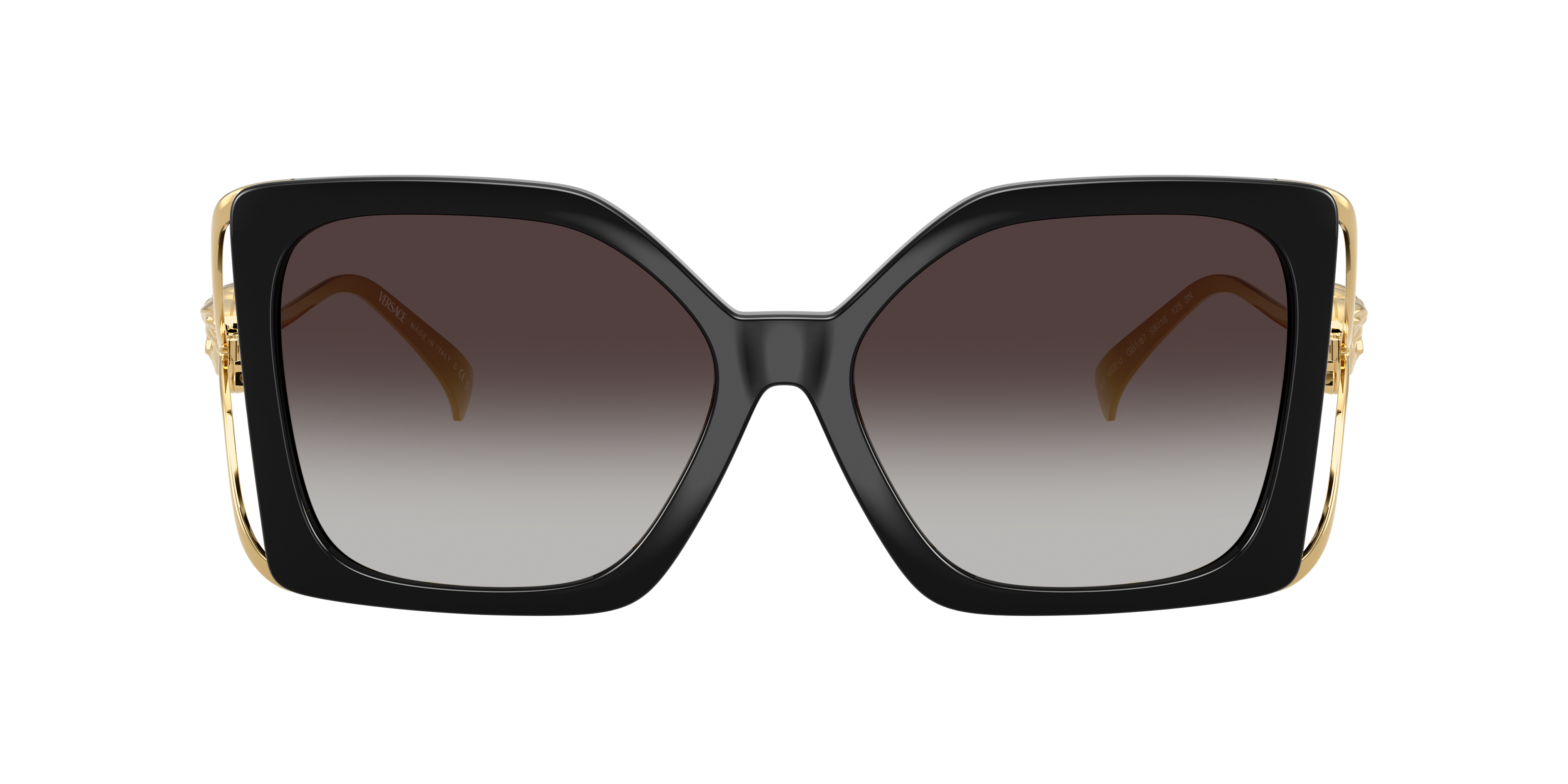 Versace Woman Sunglass Ve4502u In Black