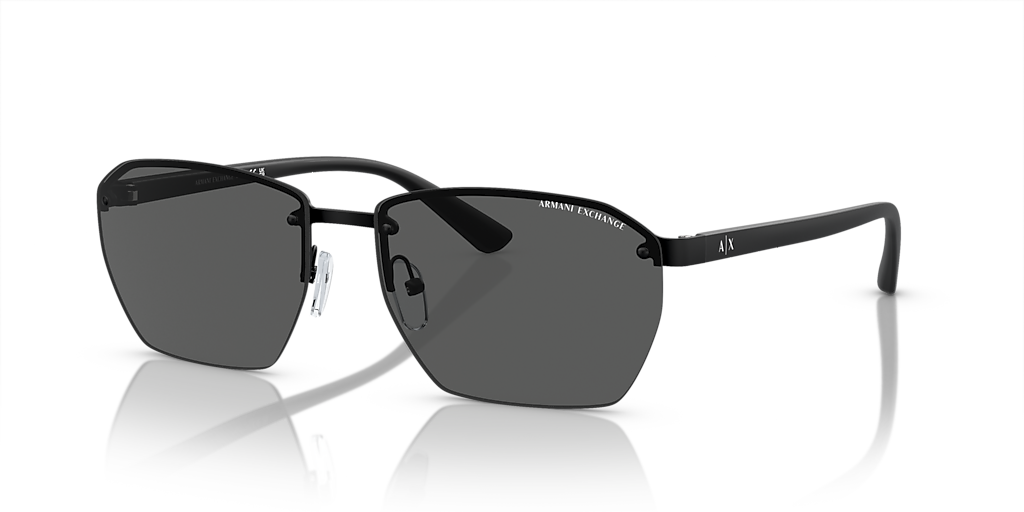 Armani Exchange AX2048S M (59 - 16) with Grey lenses and Black