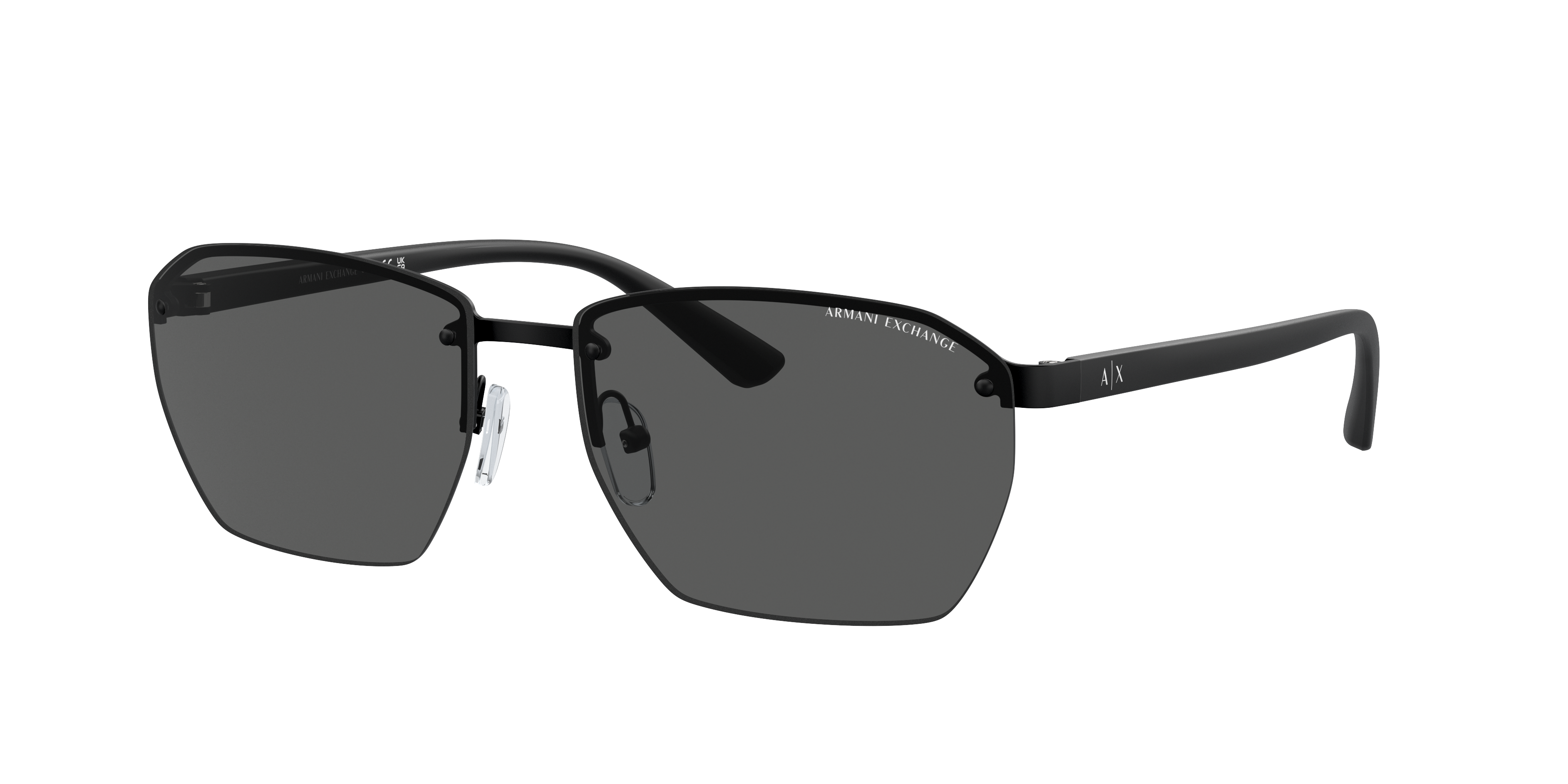 Armani Exchange AX2048S M (59 - 16) with Grey lenses and Black