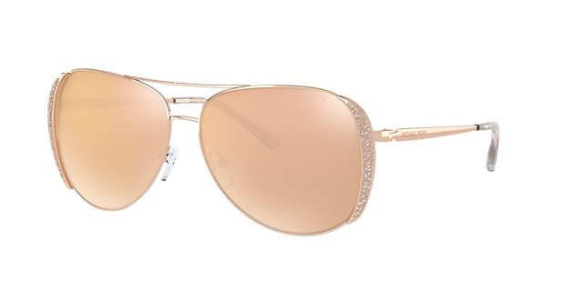 Michael Kors MK1082 Chelsea Glam 58 Rose Gold Flash & Rotgold 