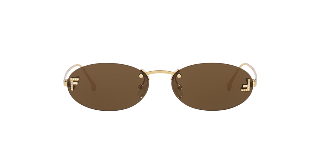 サングラス FENDI FW25 Maison Fendi - FE4075US - 28Z (FE4075US 28Z) Fendi First Crystal FE4075US 28Z | Sunglasses | Vytria Eyewear