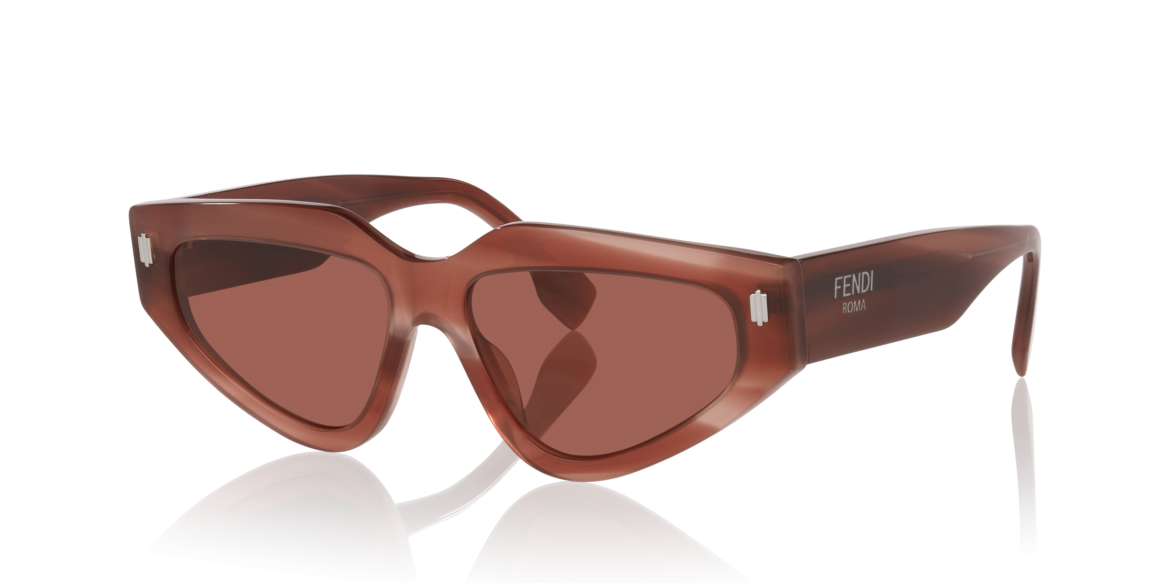 Fendi Fendi Roma FE40163U XS (54 - 15) with Red lenses and