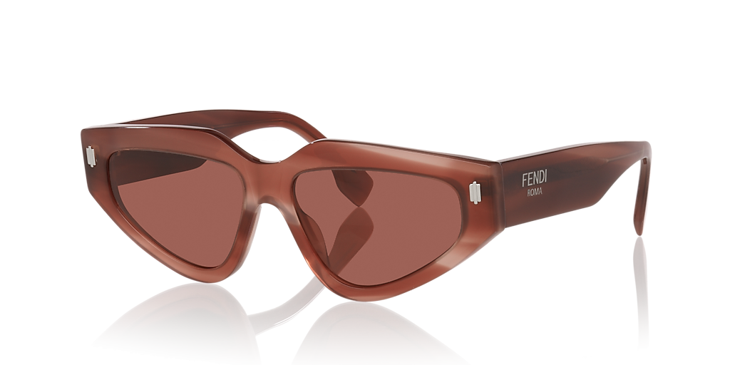 Fendi Fendi Roma FE40163U XS (54 - 15) with Red lenses and