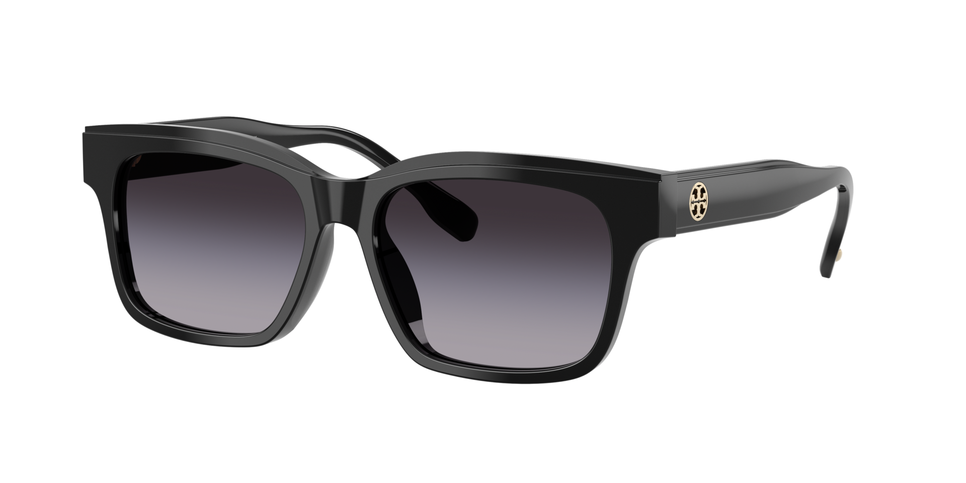 Tory Burch Woman Sunglass TY7227D -  Frame color: Black, Lens color: Grey Gradient