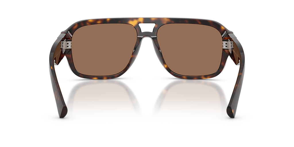 DOLCE&GABBANA DG4506 Havana - Men Luxury Sunglasses, Dark Brown Lens