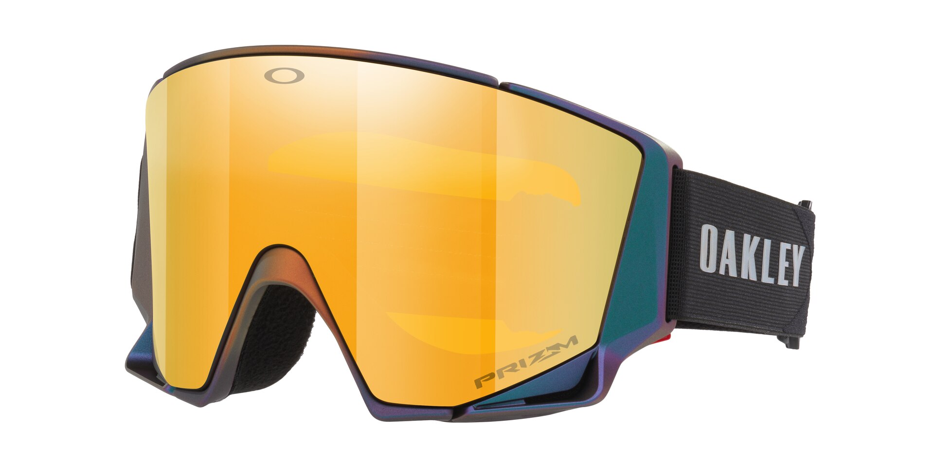Oakley Unisex Sunglass OO7145 Flow Scape™ L Snow Goggles Aura Collection -  Frame color: PGRG Colorshift Fade, Lens color: Prizm Snow 24K Iridium