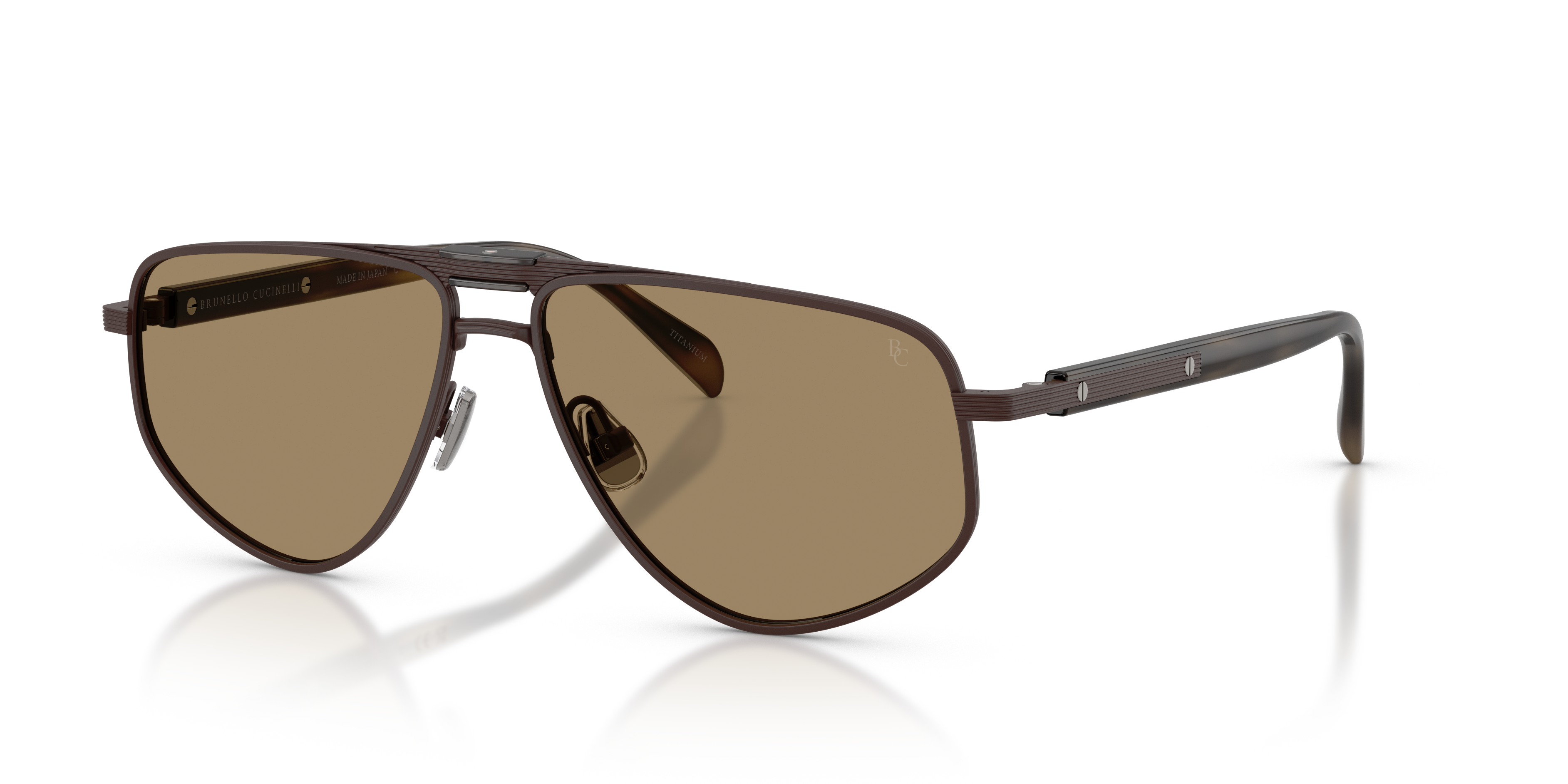 フ*)様 Brunello Cucinelli スウィングトップ 50 Brunello Cucinelli BC2020ST DIKE XL (58 - 14) with Brown lenses
