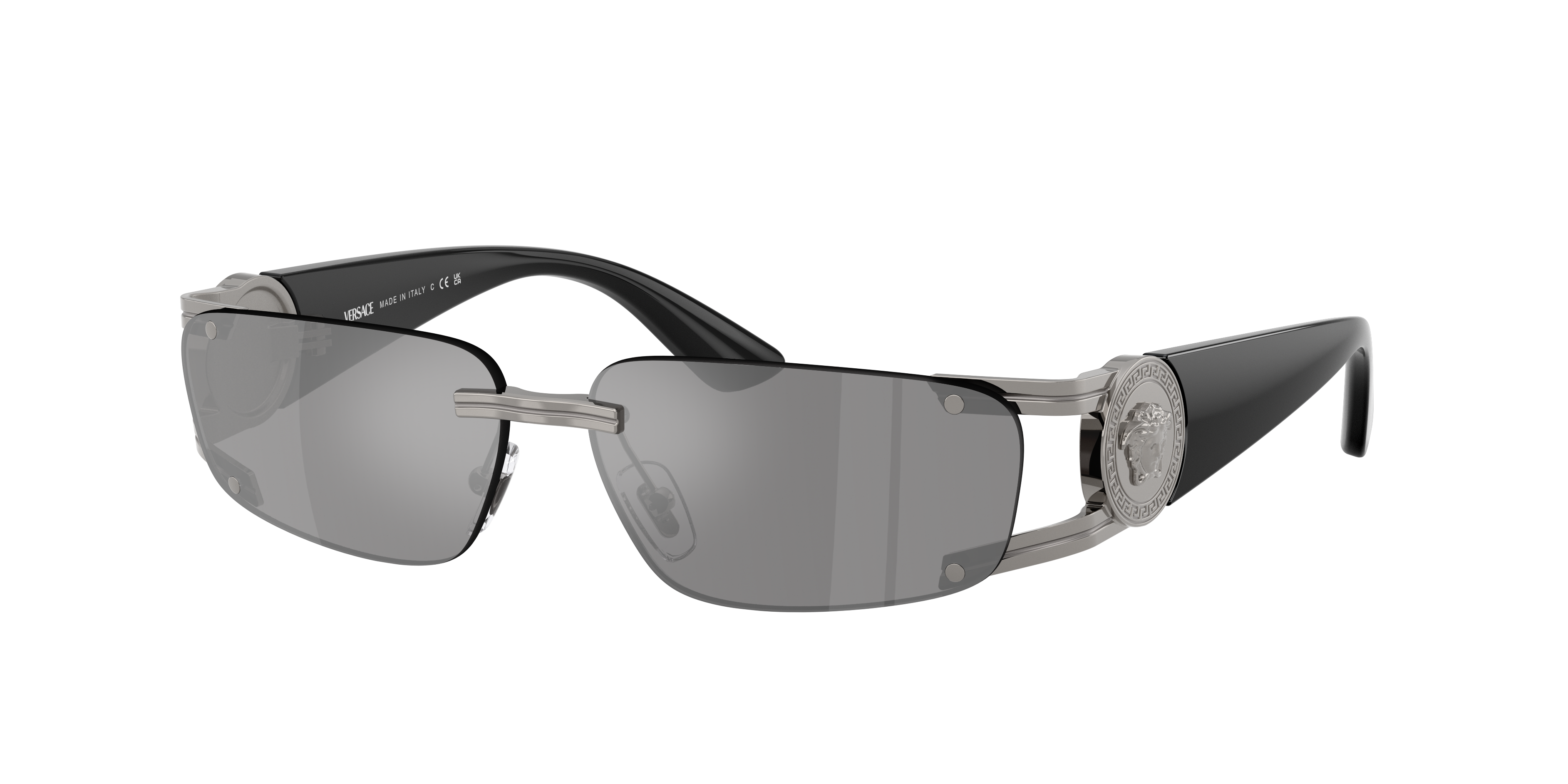 Versace VE2291 L (59 - 13) with Silver lenses and Grey frame