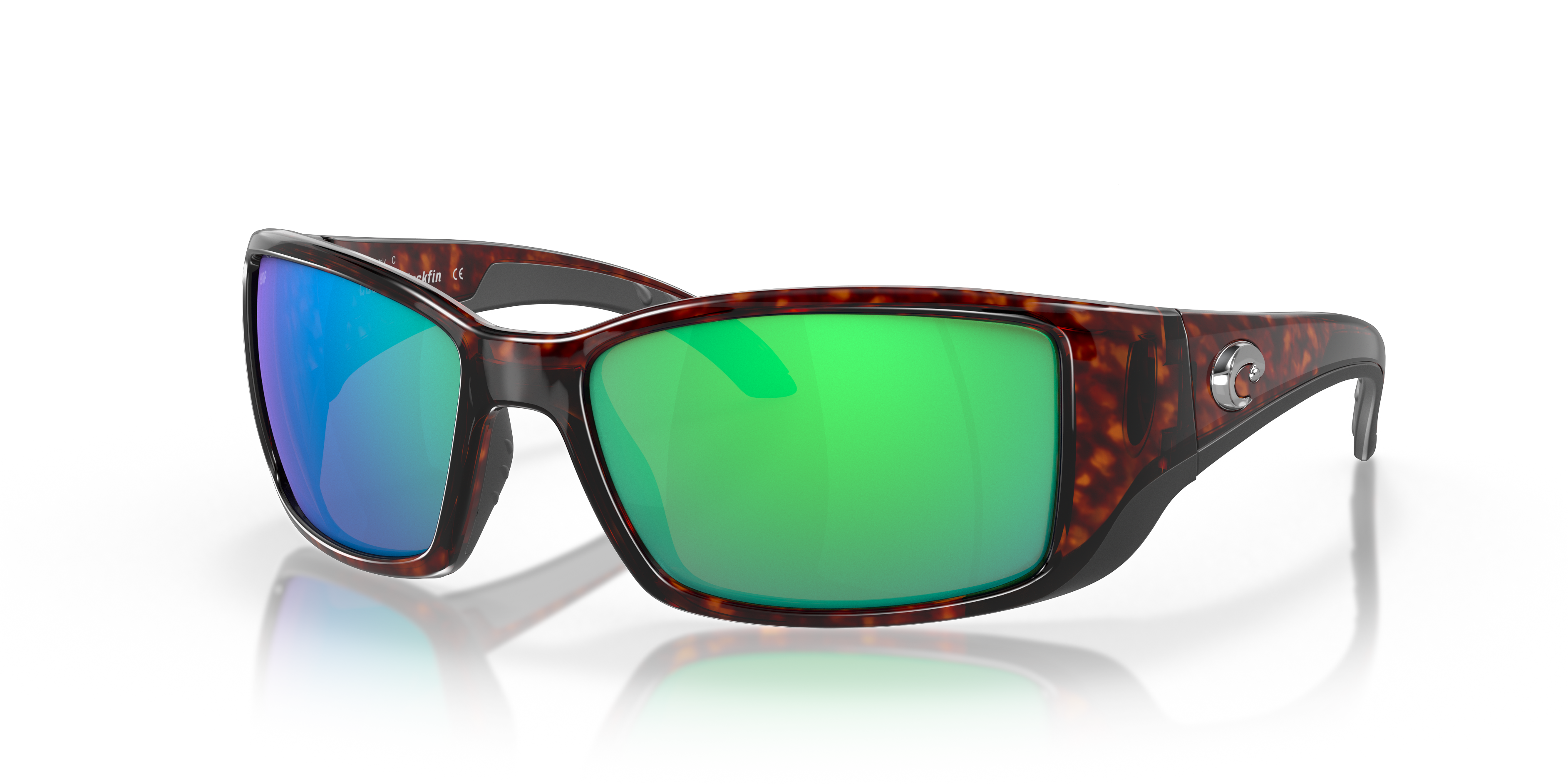Costa 6S9014 Blackfin L (62 - 17) with Green lenses and Tortoise