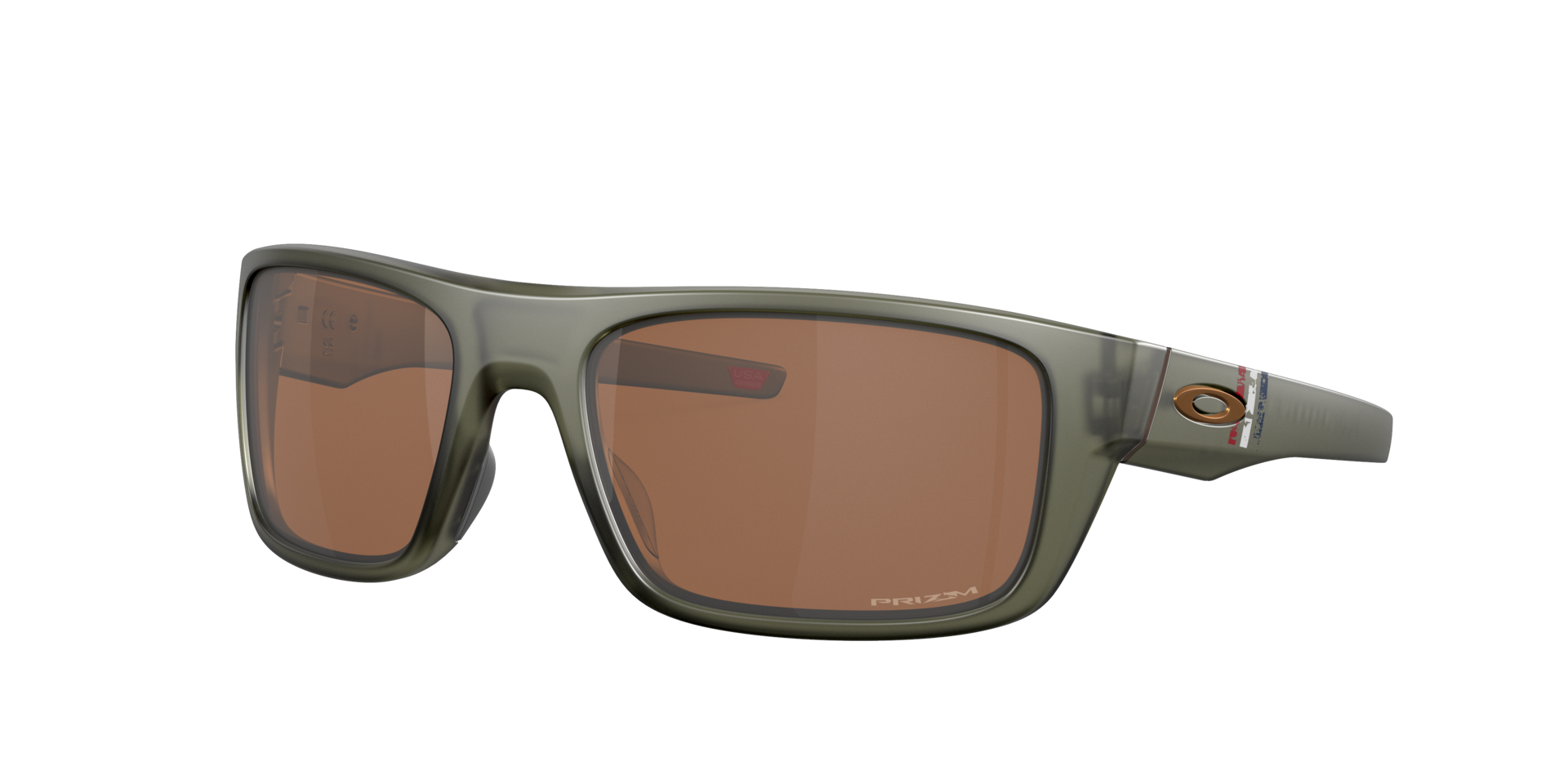 Oakley Man Sunglass OO9367 Standard Issue Drop Point™ American Heritage - Uncle Sam -  Frame color: Matte Olive Ink, Lens color: Prizm Tungsten