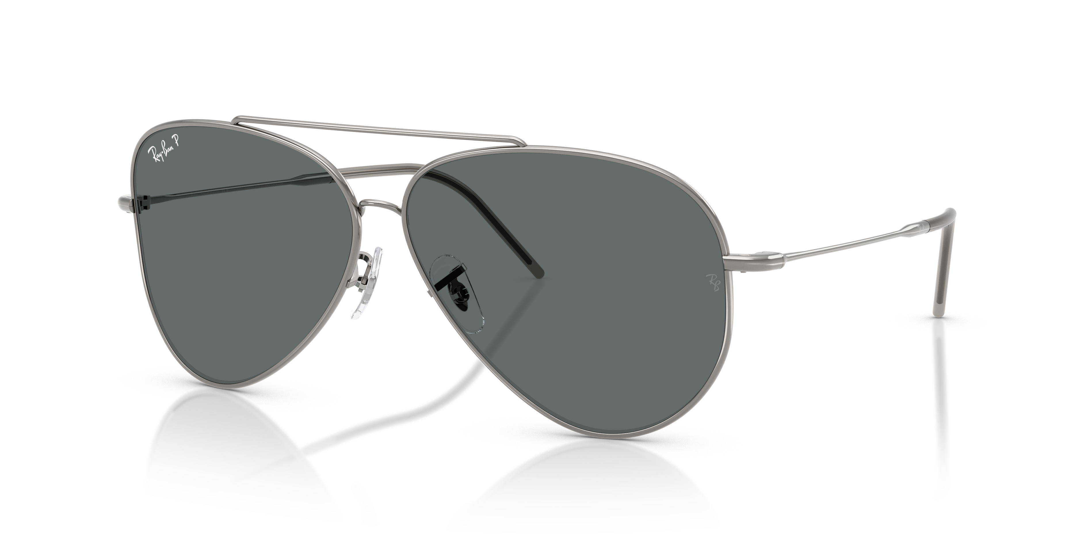 Ray Ban RBR0101S Aviator Reverse L 59 11 With Grey Lenses And 