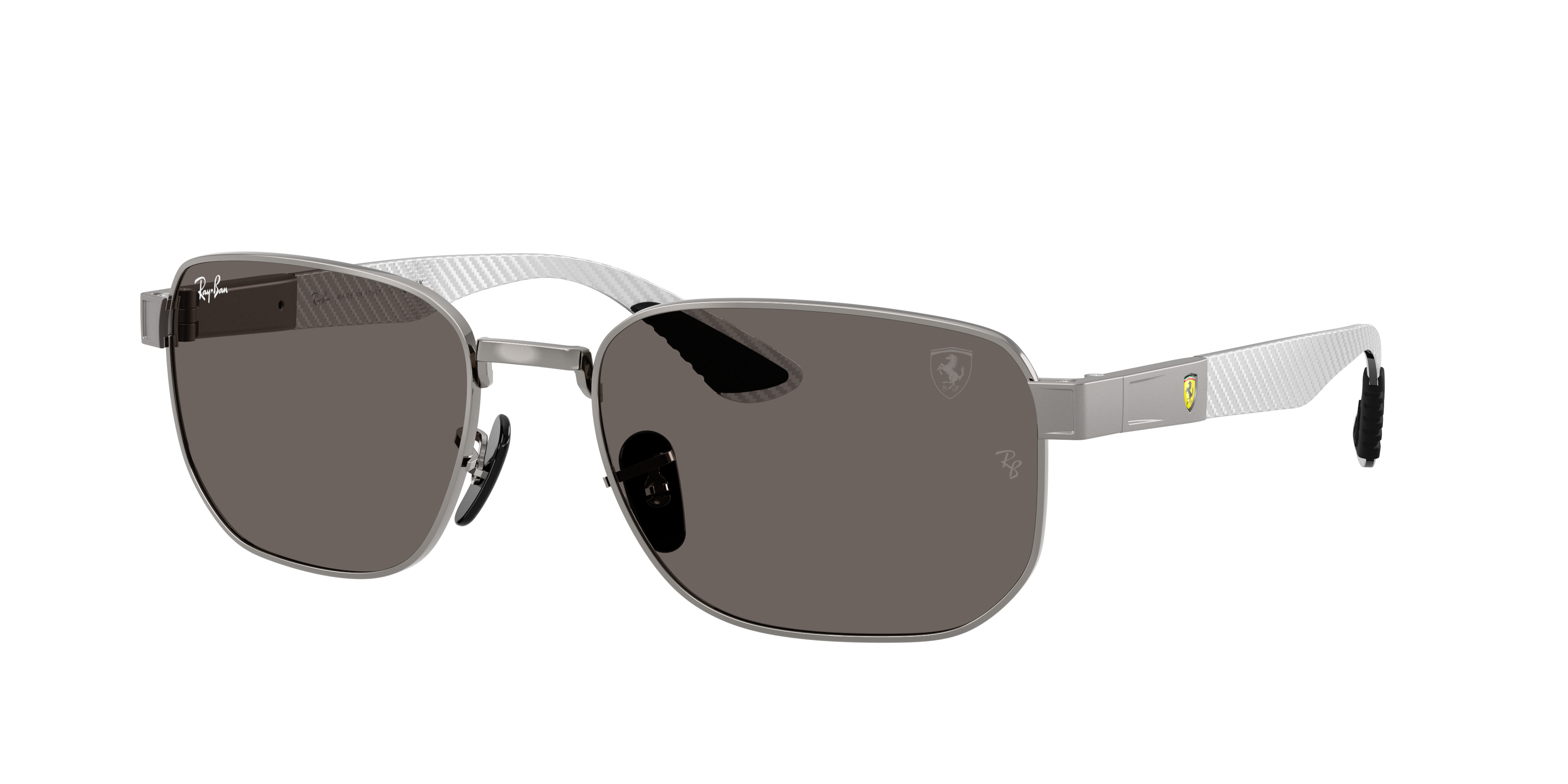 Ray-Ban Unisex Sunglass RB8329M Scuderia Ferarri Collection -  Frame color: Gunmetal, Lens color: Dark Grey