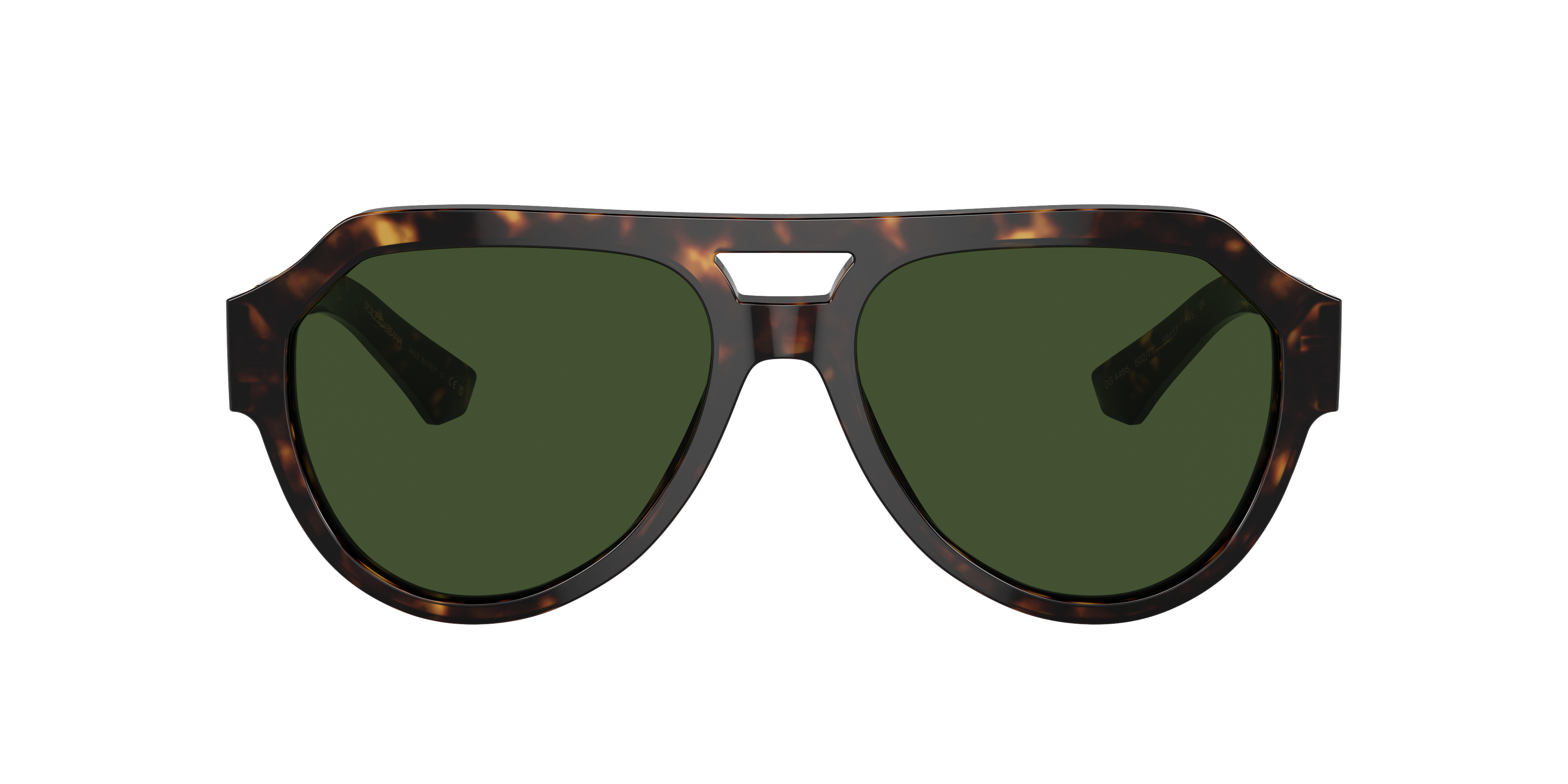 Dolce&Gabbana DG4466 L (56 - 17) com Lentes Verde e Armação