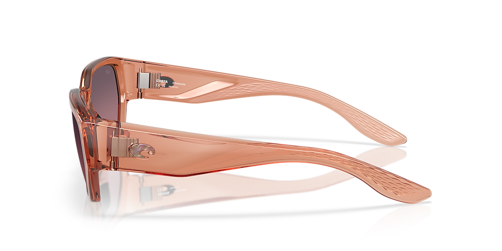 COSTA 6S9125 Clemente Translucent Pink Sands - Unisex Sunglasses, Rose Gradient Lens