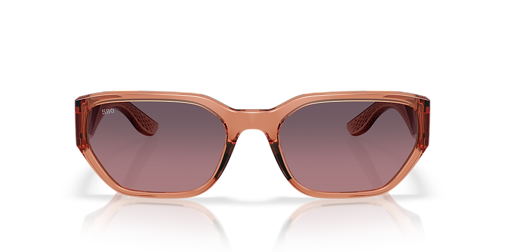 COSTA 6S9125 Clemente Translucent Pink Sands - Unisex Sunglasses, Rose Gradient Lens