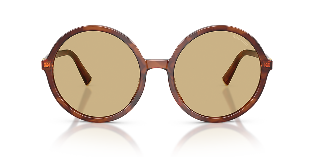 Miu Miu 0Mu B02s Miu Regard Vintage-Inspired Oversized Round Sunglasses - NWT Miu Miu 0MU B02S Miu Regard Woman sunglasses | OtticaLucciola main image 3