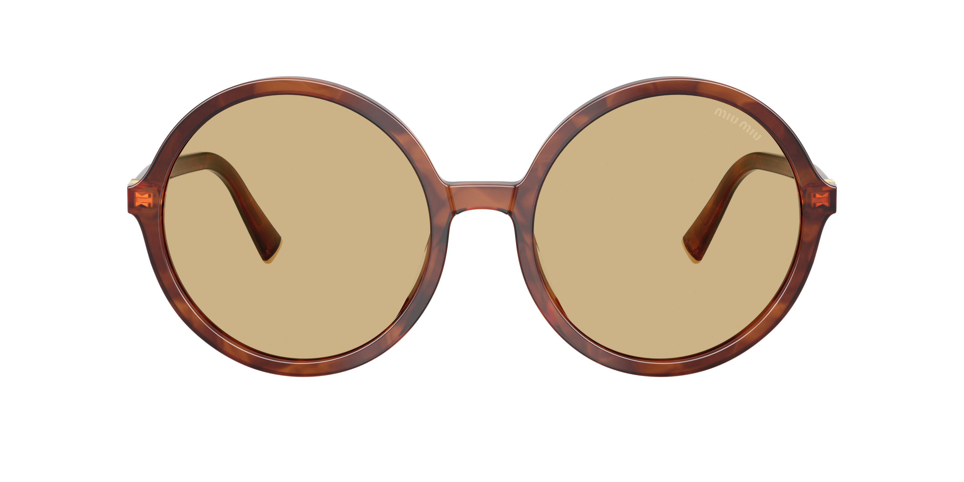 Miu Miu Woman Sunglass Mu B02s In Brown