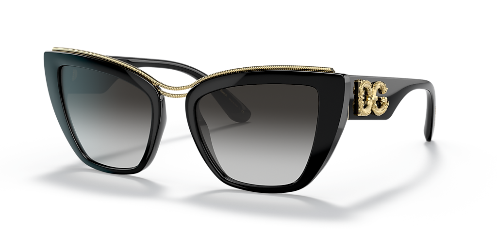 Dolce&Gabbana DG6144 M (54 - 20) with Grey lenses and Black