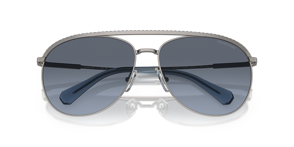 Swarovski SK7005 XL (61 - 15) with Blue lenses and Silver