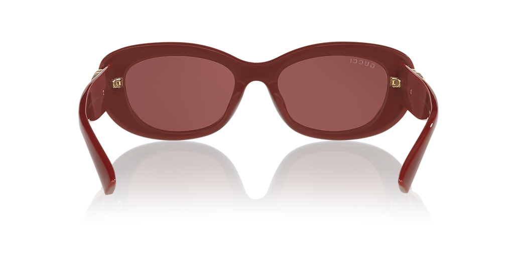 ● GUCCI ● サングラス Gold-Havana / Red Gradient / 61mm Gucci GG1829SK S (53 - 18) with Red lenses and Red frame