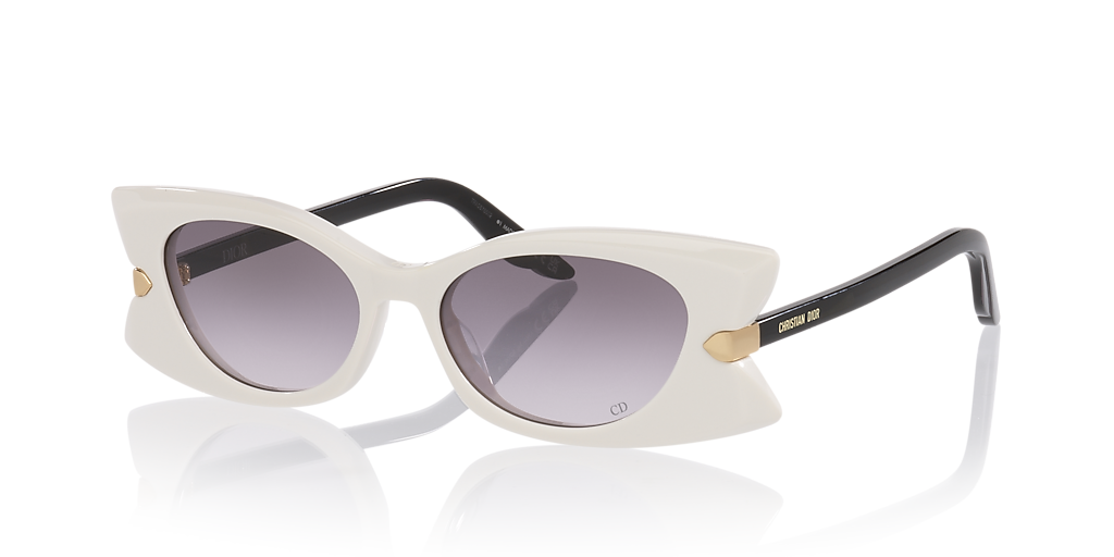 DIOR Diorbutterfly S2I XXS (52 - 16) with Grey lenses and White