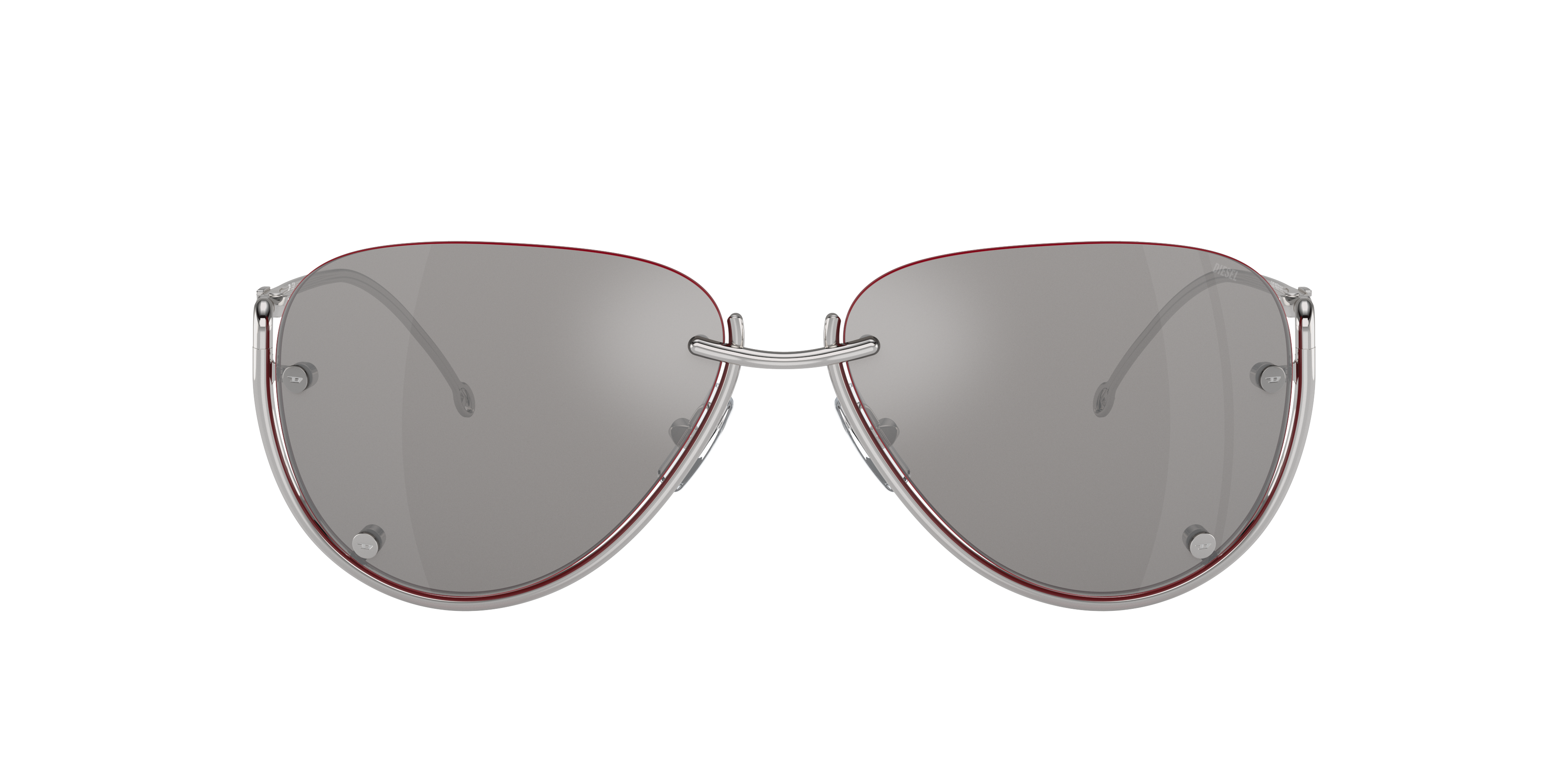 Diesel Unisex Sunglass Dl1003 In Mirror Grey